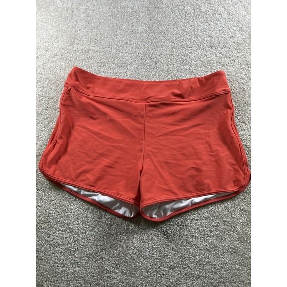Source Unknown Other - Charmo Swim Shorts Womens XL Coral Orange UPF 50+ Lined Quick‎ Dry Active Beach
